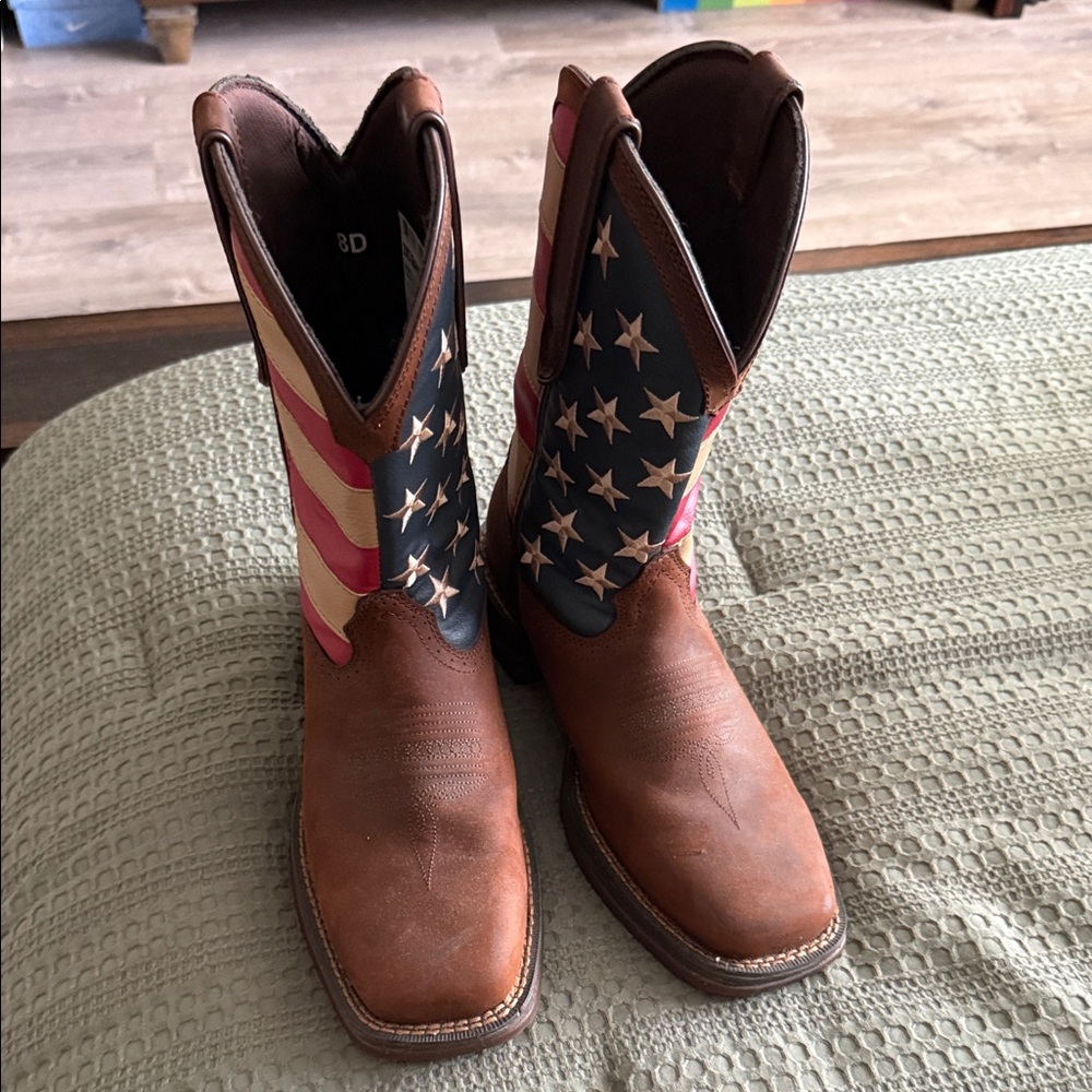 Durango Dark Brown Leather Western Boots